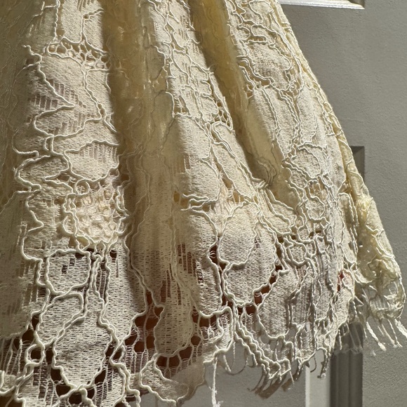 🎀 IVY CITY Cream Lace Dress Kids - Picture 3 of 4